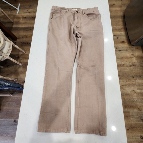 Bulletprufe Jeans Mens 34x30 Beige Cotton Nylon Denim Workwear Stretch USA - Picture 1 of 14
